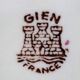8 dessert plates Gien circa 1940