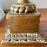 Gilded wooden lamp