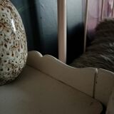 Old weathered bedside