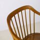 Fauteuil à dossier en fuseau par Axel O. Larsen, Modèle 1776 FH, Danemark, années 1940.