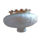 Globe en verre dépoli et fumé