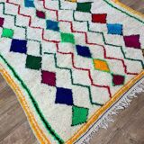 Handmade Moroccan Berber rug 254 X 152 CM