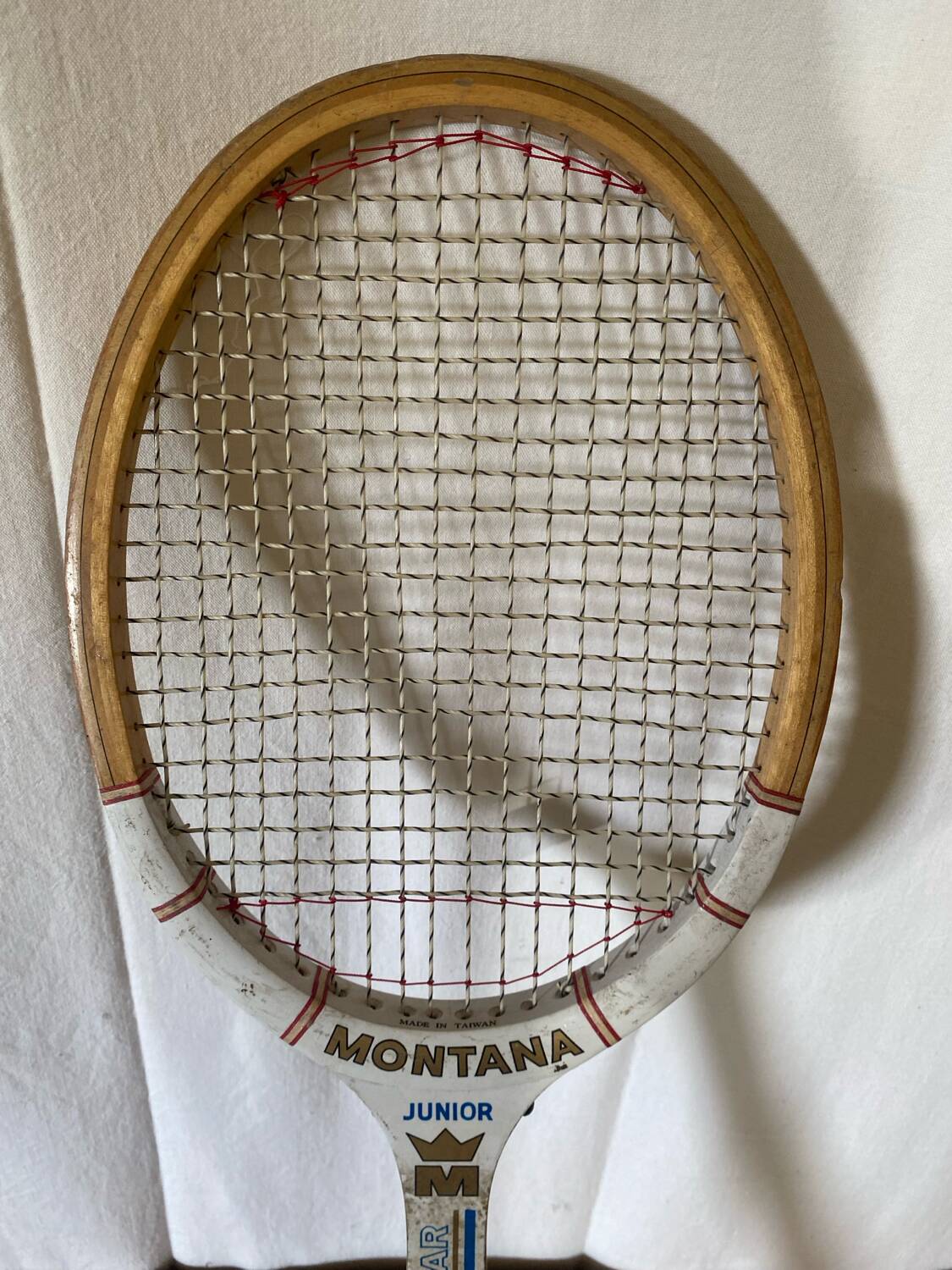 Vintage montana junior wood tennis racket