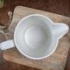 Old pitcher Moulin des Loups with green checks – Decorative vase jug country style