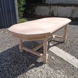Large solid oak table with extensions