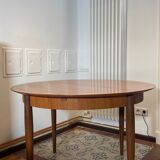 Scandinavian teak table with butterfly extension 60s