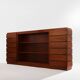 Large modernist cabinet with two doors in mahogany from around 1940.