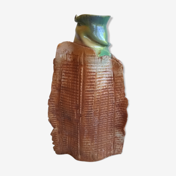 80's terracotta vase