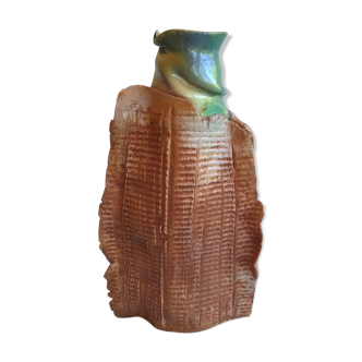 80's terracotta vase