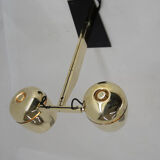 2-flamming wall lamp by napako, 1970s, restored