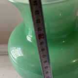 Vintage green opaline vase