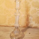 Glass candlestick