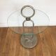 End table modernist handle