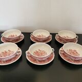12 soup bowls and saucer service Villeroy&Boch Saar