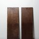 Pair of decorative wall panels in carved wood from the 19th century.