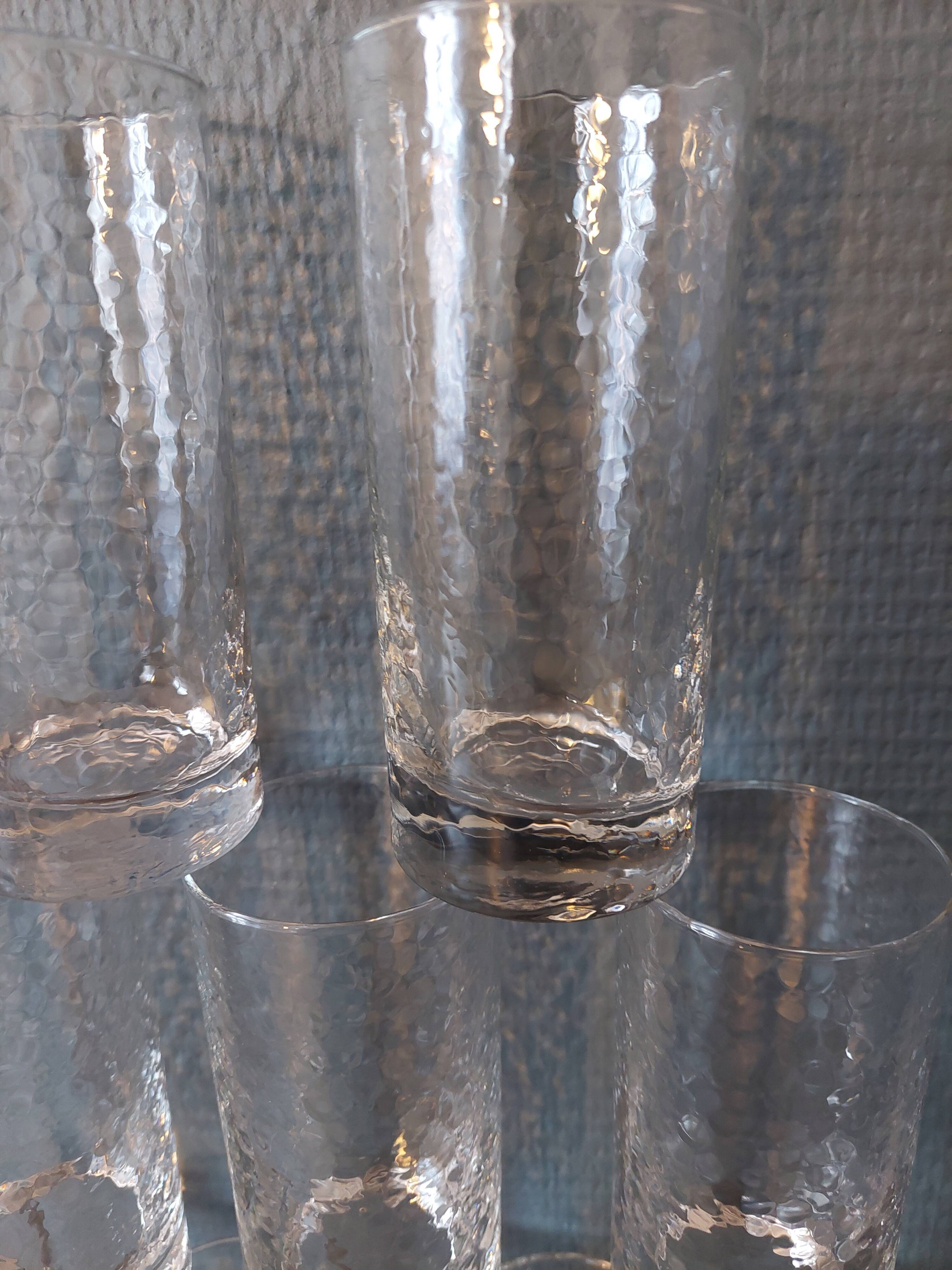 9 water glasses