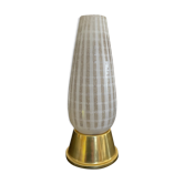 Vintage lamp 60s-70s gold metal and glass
