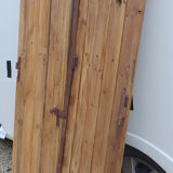 Old waxed wood shutters