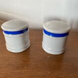 Salt & pepper shakers afibel porcelain empress made in france vintage