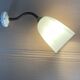 Antique Art Deco swan neck wall light