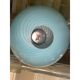 Glass Pendant Swirling Blue and White
