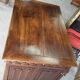 Ancien bureau 9 tiroirs en noyer de style gothique ref je