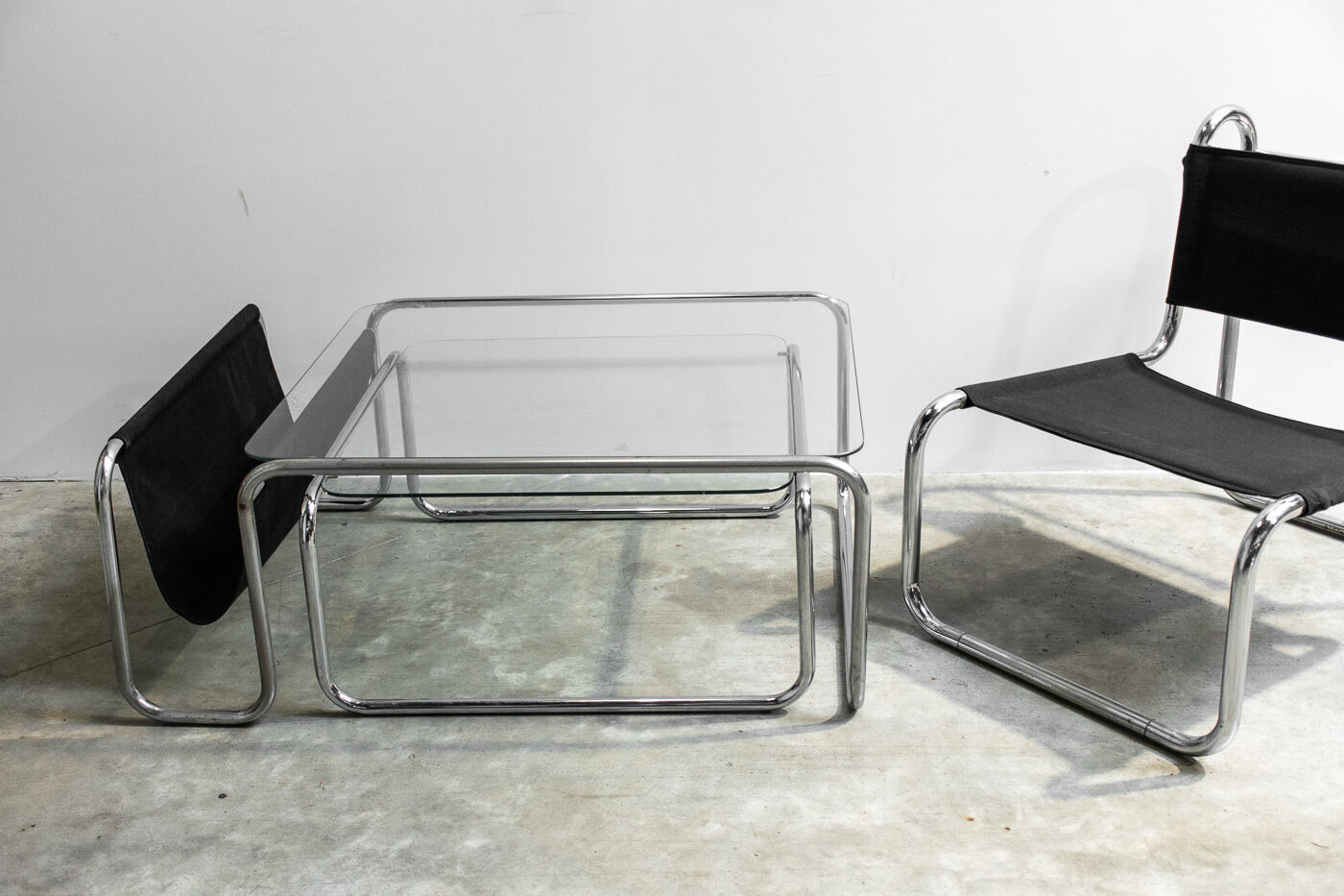 Set armchair living room coffee table by Michel Hamon 1969'