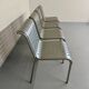 4 Italian design aluminum chairs from the 90s Calligaris Italy