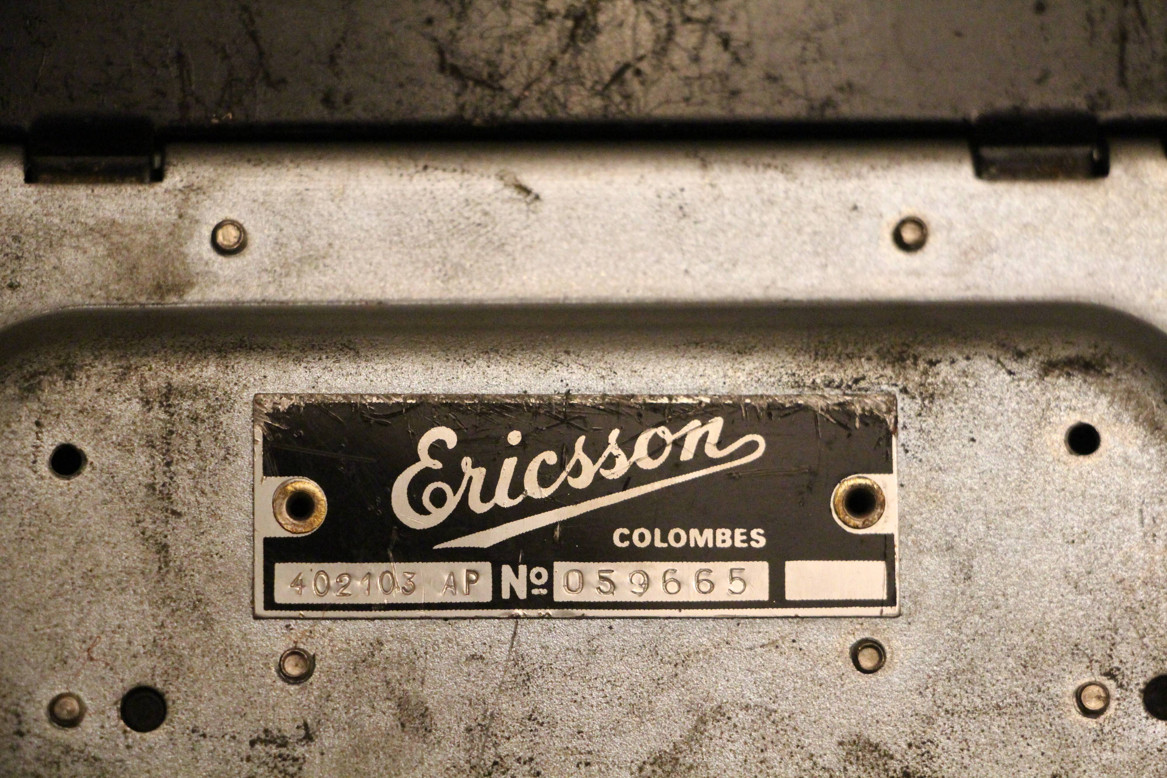 Ericsson phone in black bakelite