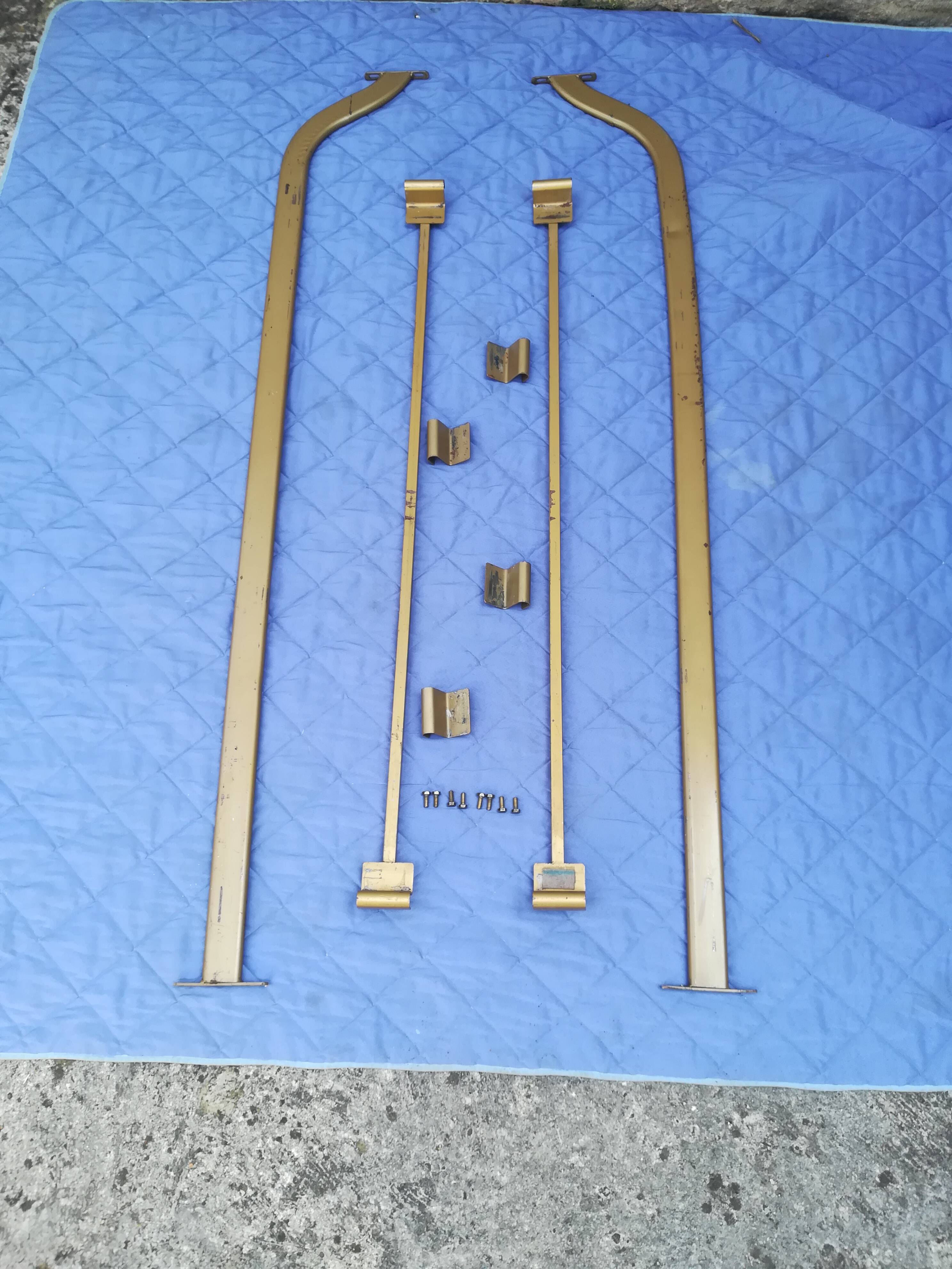 brass bed