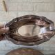 Hollow serving dish / silver-plated basket Ercuis 31x19cm 650g