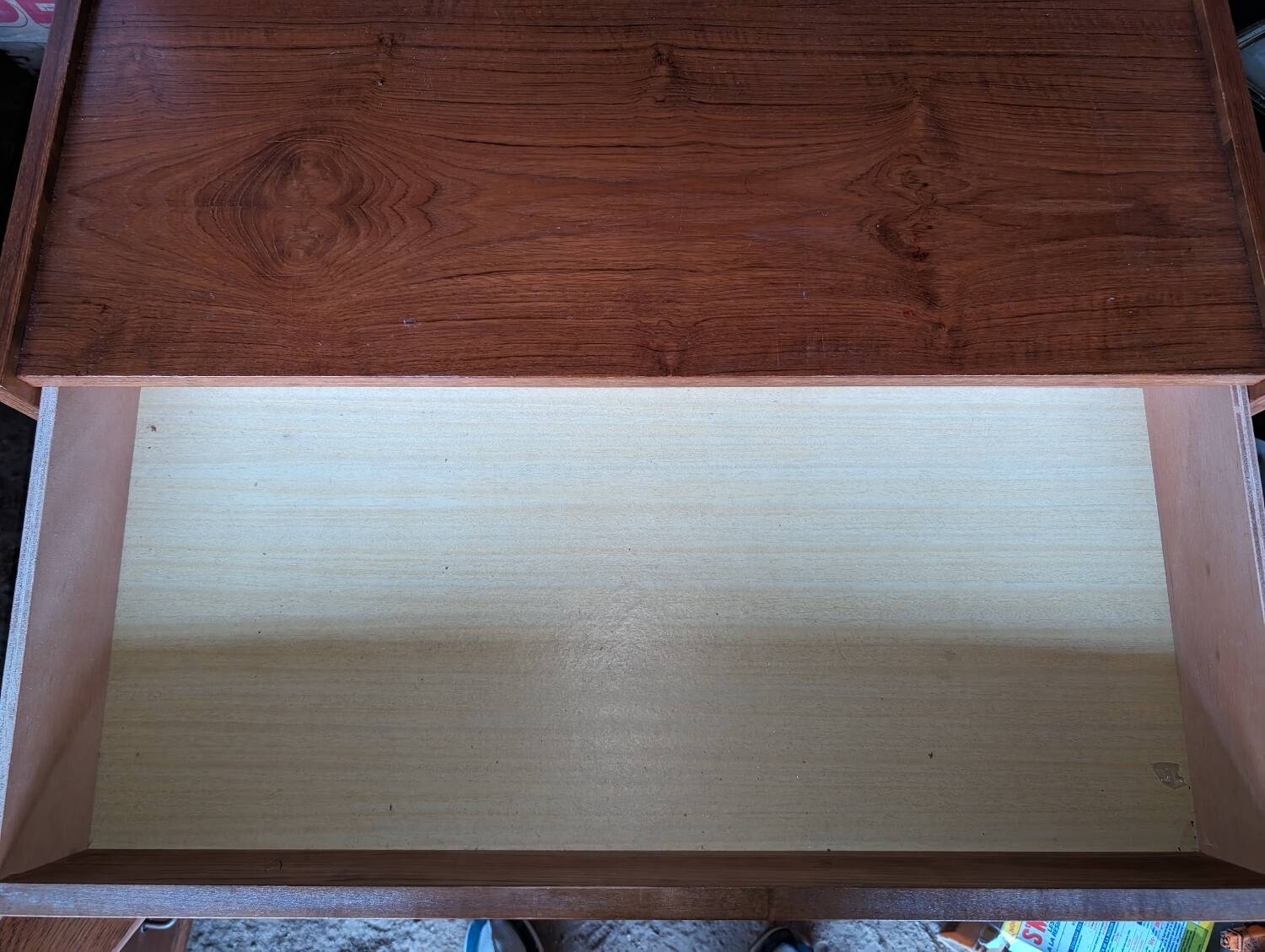 Scandinavian vintage teak chest of drawers 1960s