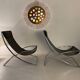 Pair of “Luisa” lounge chairs by Marcello Cuneo. 1970