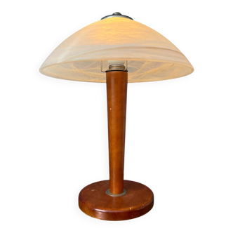 Lampe de table champignon postmoderne - lampe de table en verre art nouveau