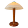 Lampe de table champignon postmoderne - lampe de table en verre art nouveau