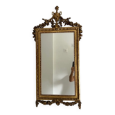 Old mirror in gilded wood - nineteenth century Louis XVI style