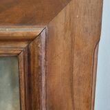 Art Deco carved wooden photo frame