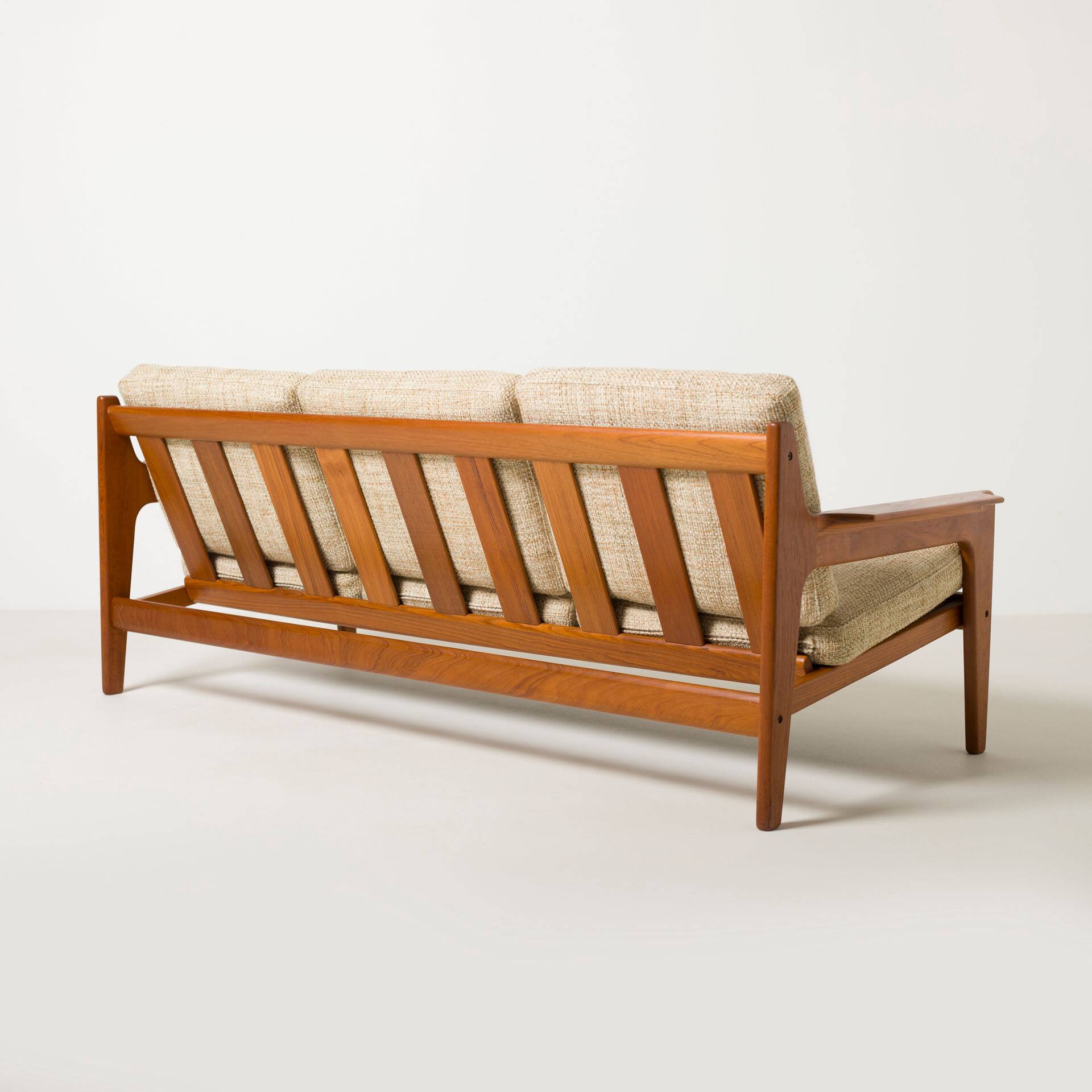 3 seater Mid-century Modern Teak sofa by Arne Wahl Iversen for Komfort