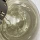 Vintage smoked glass pendant light, Italian work