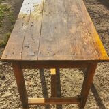Farm table in fir 150 cm 2 drawers