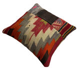 Vintage turkish kilim cushion cover 40 x 40 cm
