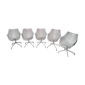 Lot de 5 fauteuils driade