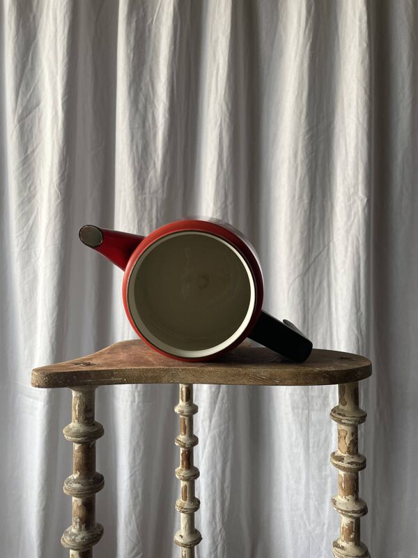 Cafetière en Fonte Émaillée par Antti Nurmesniemi pour Finel, 1950