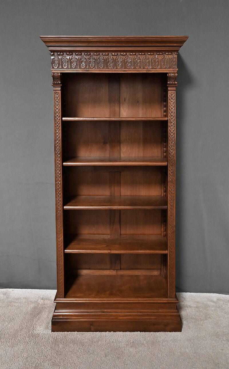 Small Walnut Library – Early 20th Century