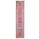 Vintage Turkish Oushak Handmade Wool Cotton Pink Runner 85x387