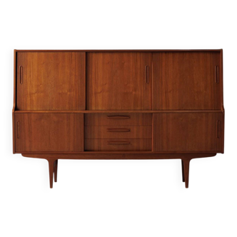 Mid-century Danish teak highboard