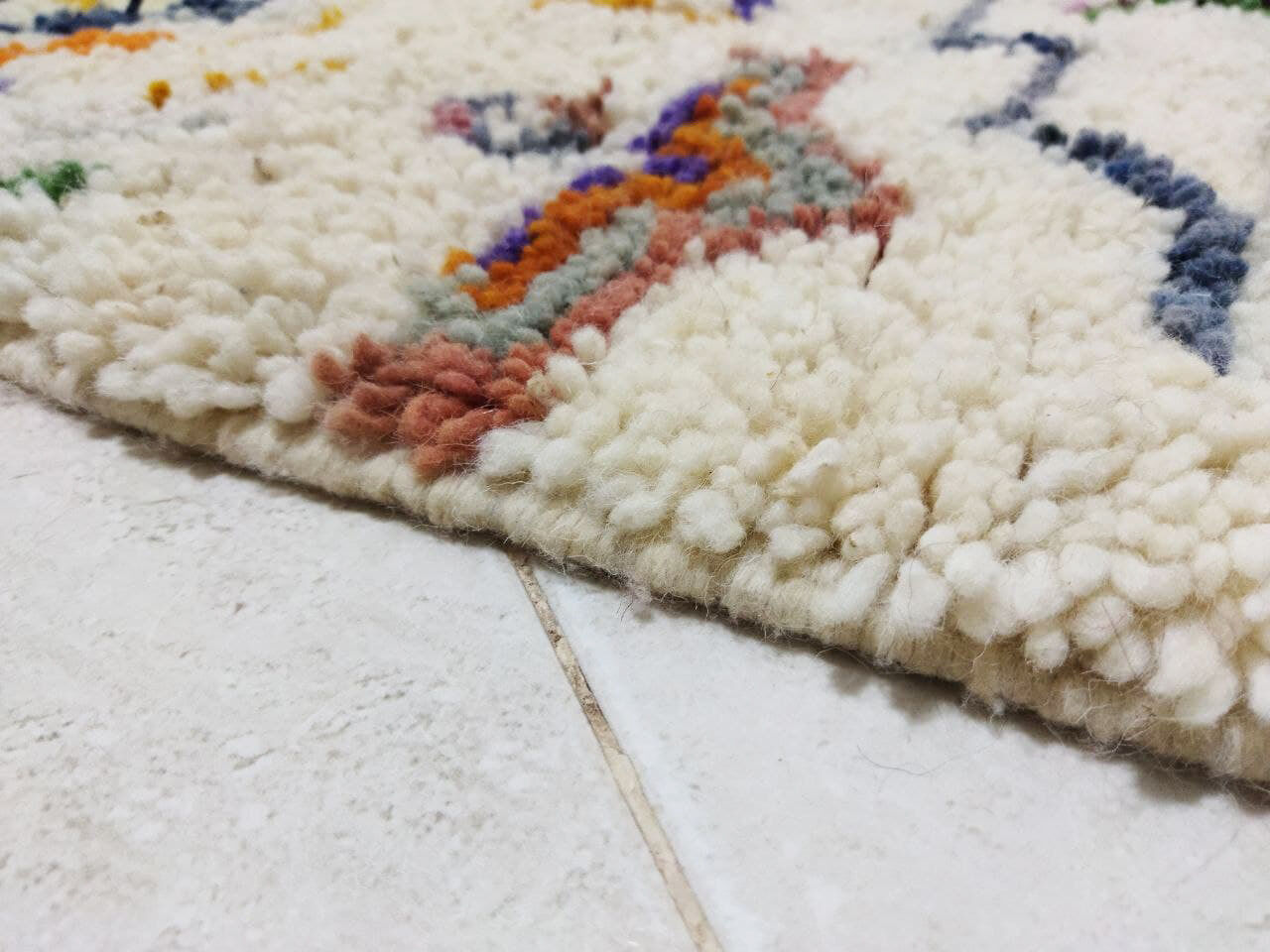 Tapis berbère marron 275  x 153 cm