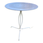 Vintage 1900 wrought iron garden side table