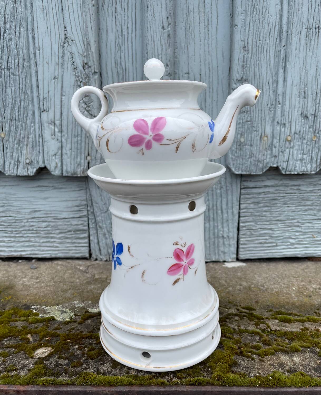 Antique porcelain teapot