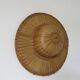Colonial hat in bamboo and braided rattan, wall decoration